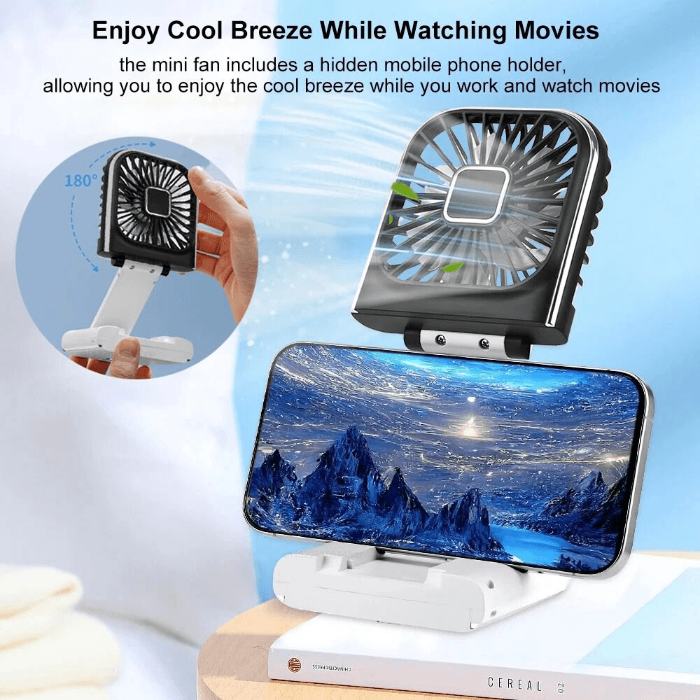 F30 Pro High Speed 3000 Ah Portable Neck Fan